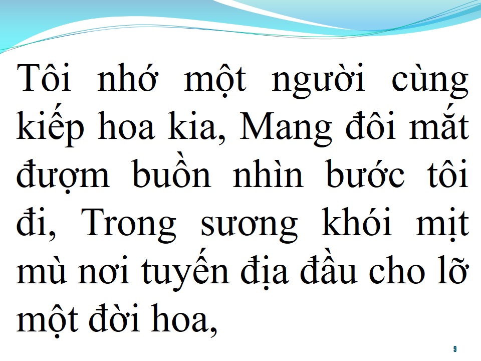 Lời bài hát LOÀI HOA KHÔNG TÊN (SONG CA)