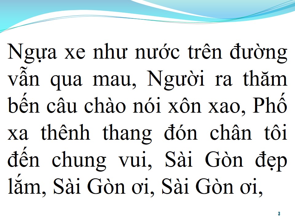 Lời bài hát SÀI GÒN ĐẸP LẮM
