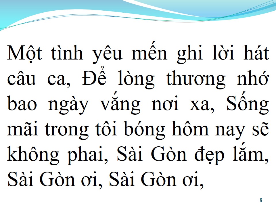 Lời bài hát SÀI GÒN ĐẸP LẮM
