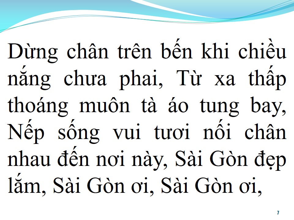 Lời bài hát SÀI GÒN ĐẸP LẮM