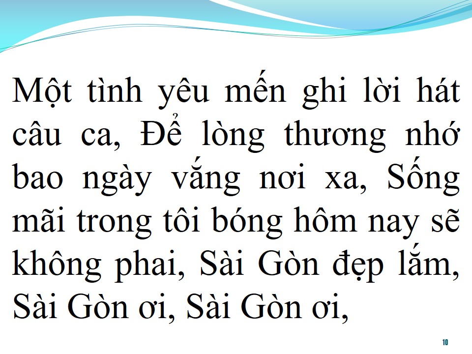 Lời bài hát SÀI GÒN ĐẸP LẮM