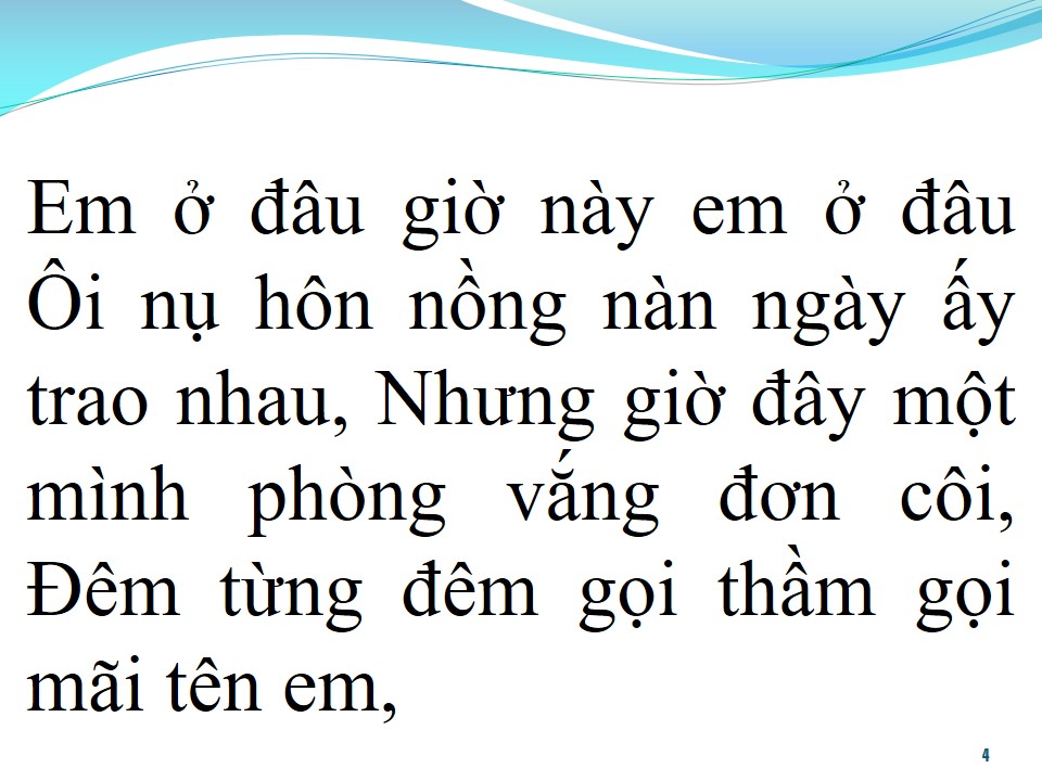 Lời bài hát EM Ở ĐÂU