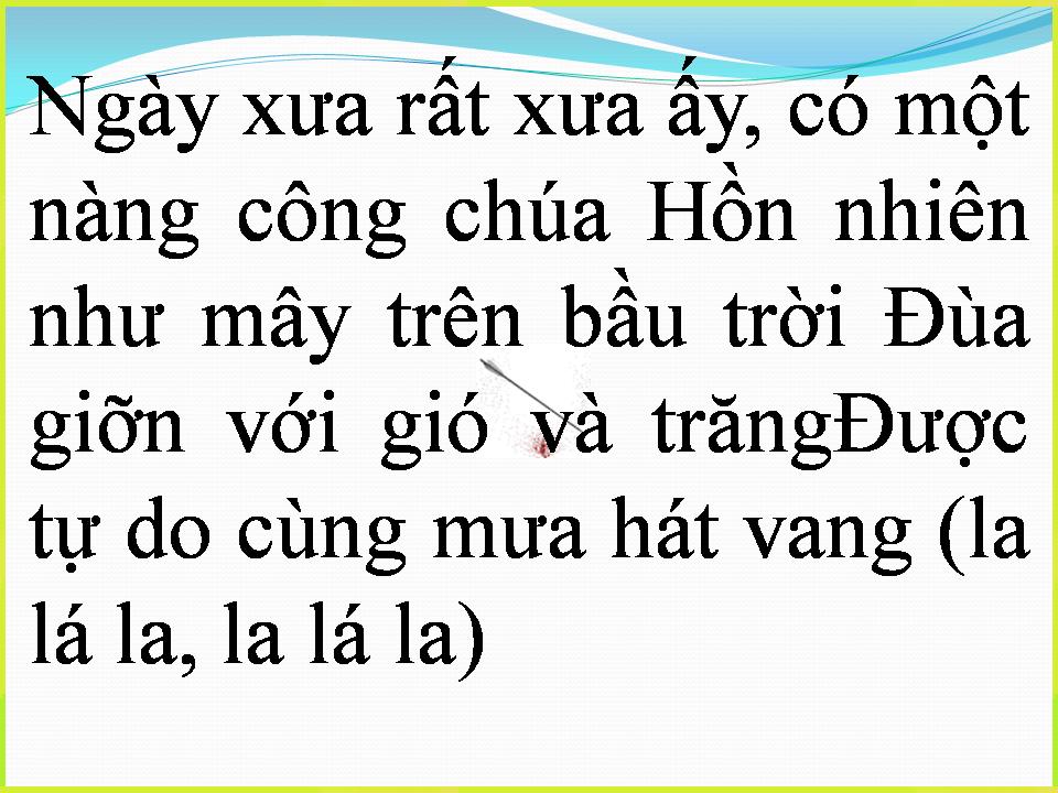 Lời bài hát CÔNG CHÚA BONG BÓNG