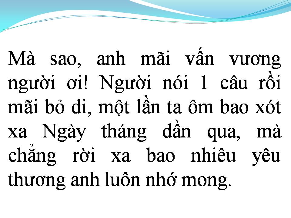 Lời bài hát CƠN BÃO LÒNG