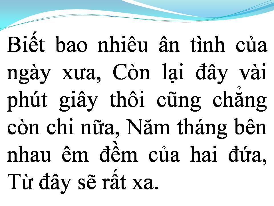Lời bài hát CƠN ĐAU CUỐI CÙNG