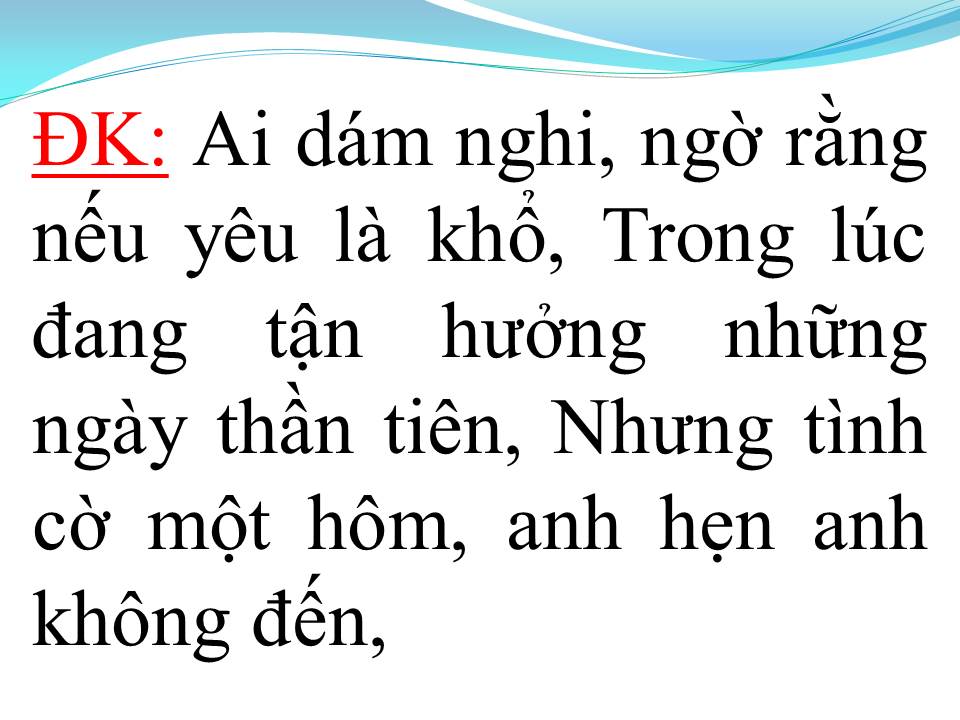Lời bài hát CƠN MÊ TÌNH ÁI