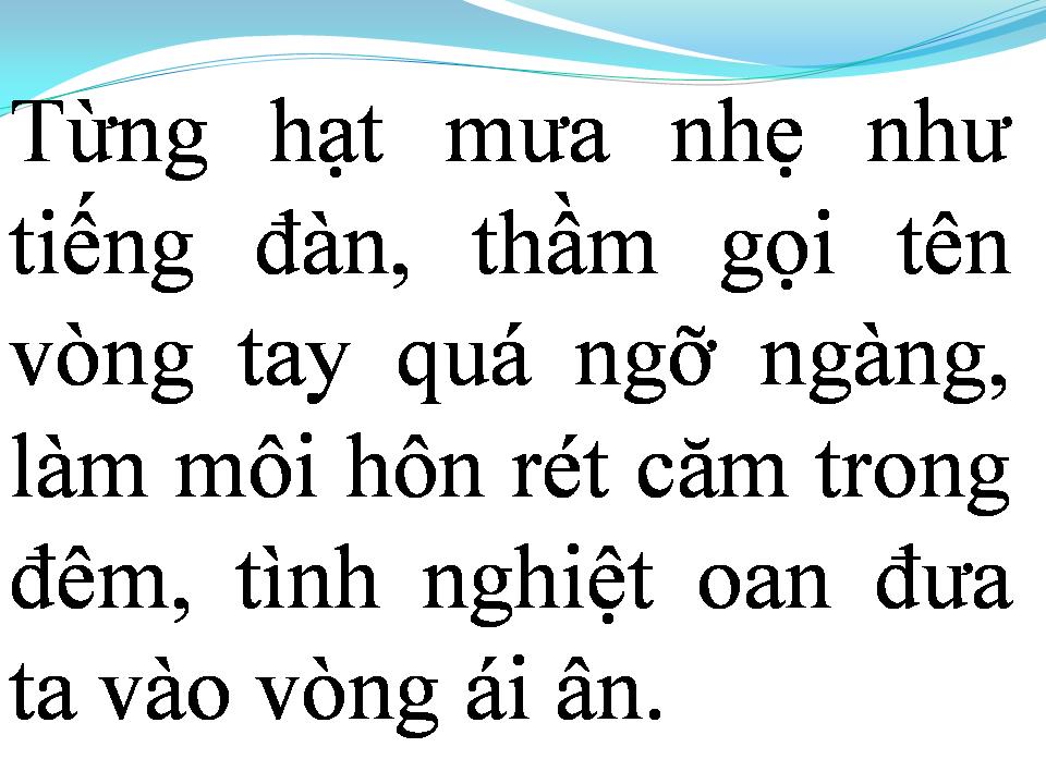 Lời bài hát CƠN MƯA HẠ