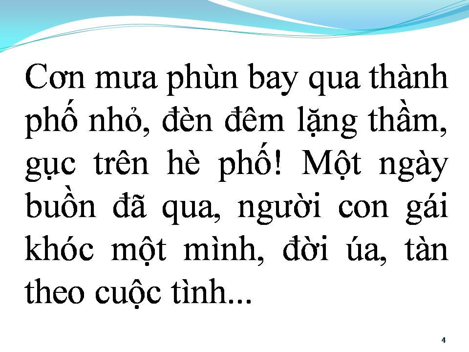 Lời bài hát CƠN MƯA PHÙN