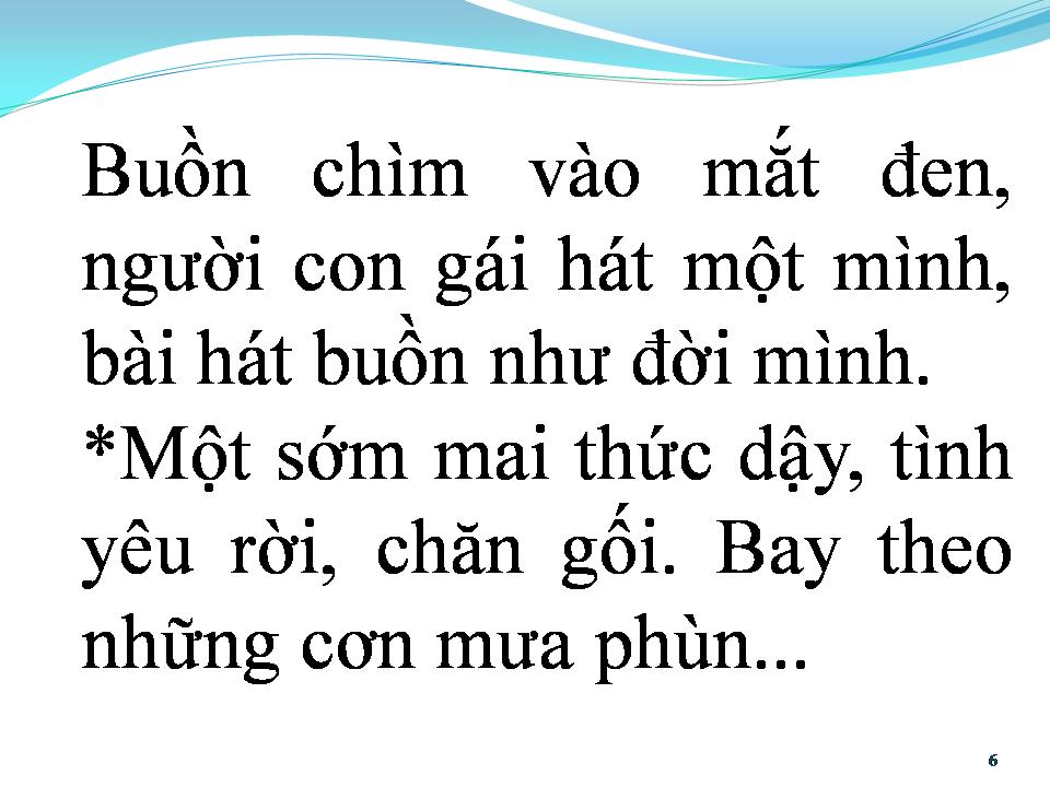 Lời bài hát CƠN MƯA PHÙN
