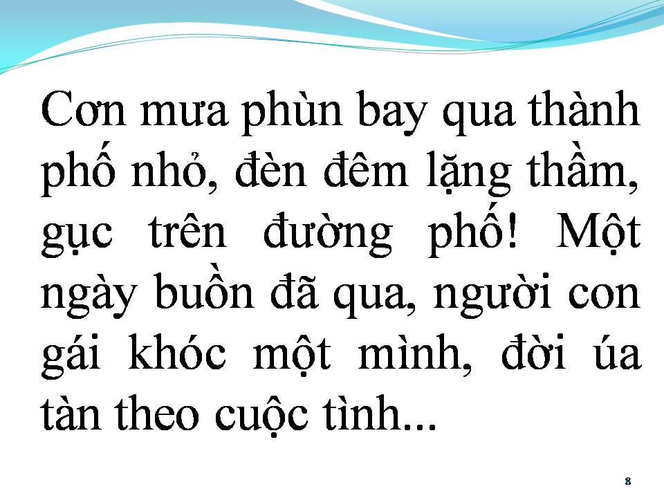 Lời bài hát CƠN MƯA PHÙN