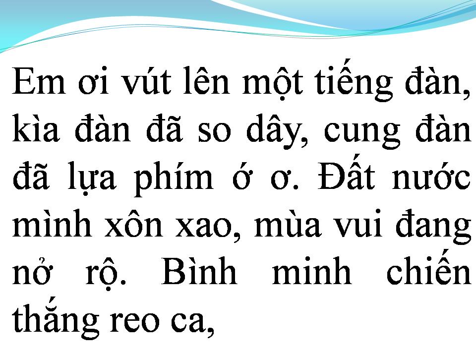 Lời bài hát CUNG ĐÀN MÙA XUÂN