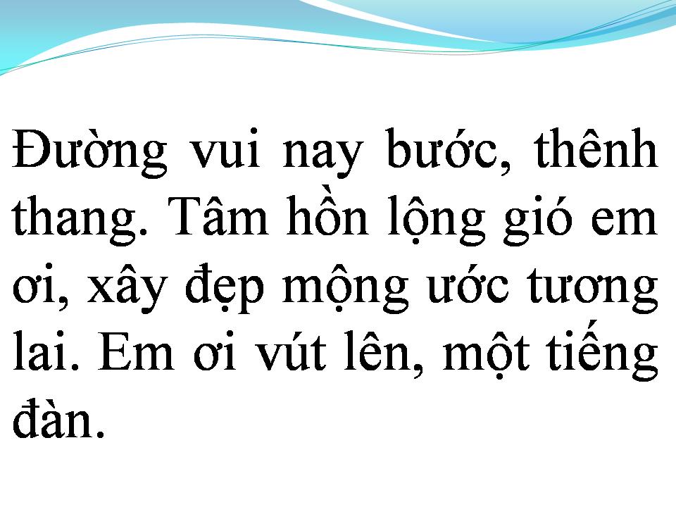 Lời bài hát CUNG ĐÀN MÙA XUÂN