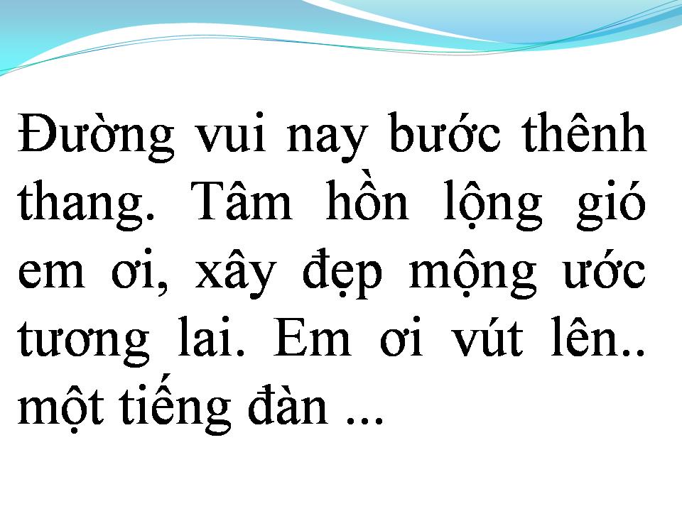 Lời bài hát CUNG ĐÀN MÙA XUÂN