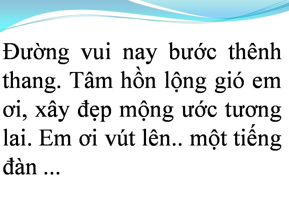 Lời bài hát CUNG ĐÀN MÙA XUÂN