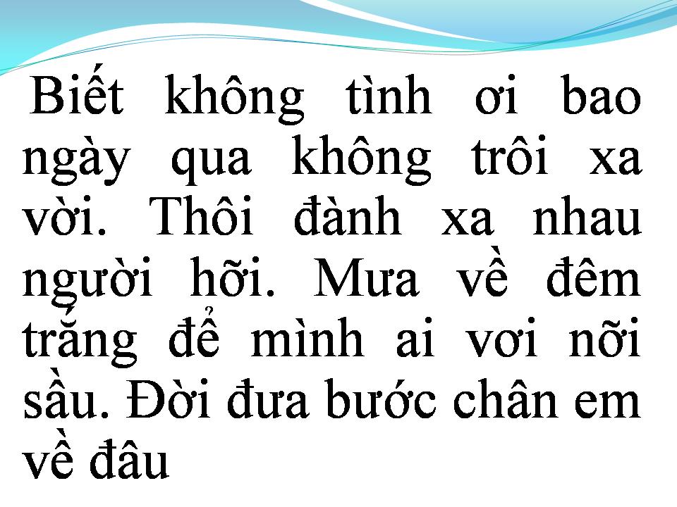 Lời bài hát CUNG ĐÀN TÌNH YÊU