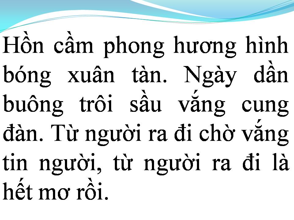 Lời bài hát CUNG ĐÀN XƯA