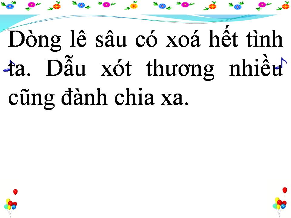 Lời bài hát CŨNG ĐÀNH CHIA XA