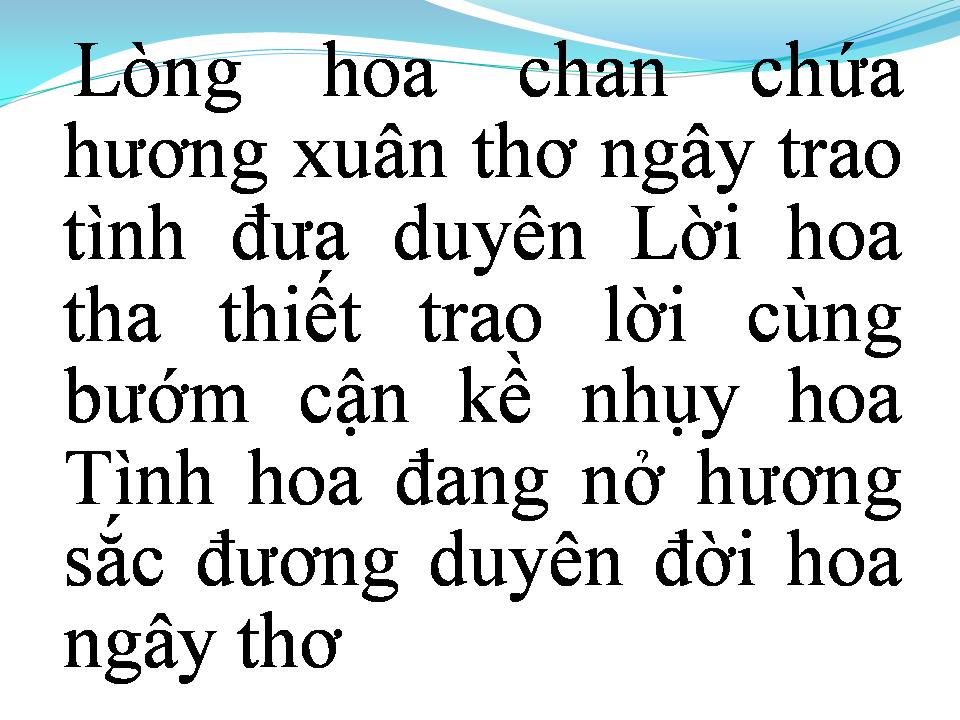 Lời bài hát CÙNG MỘT KIẾP HOA