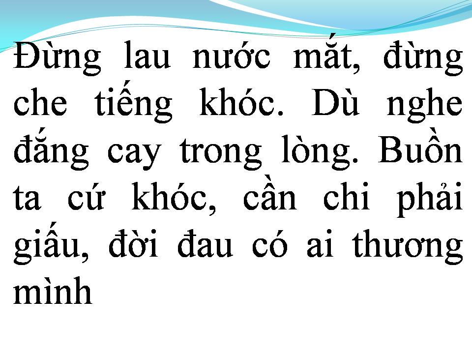 Lời bài hát CUỘC ĐỜI