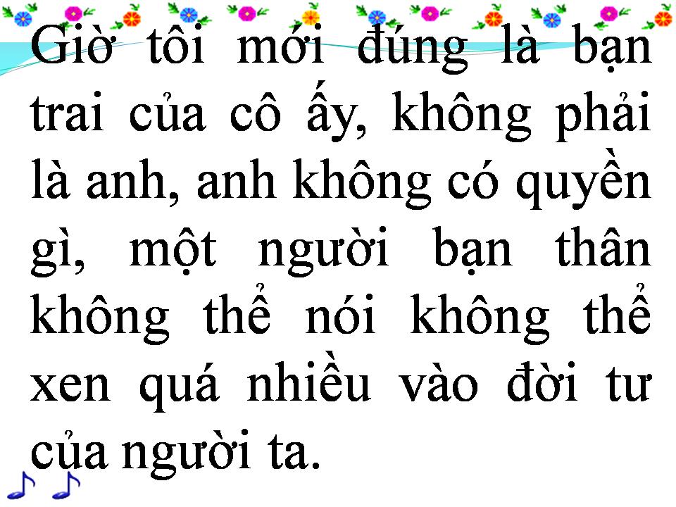 Lời bài hát CUỘC NÓI CHUYỆN GIỮA HAI NGƯỜI ĐÀN ÔNG
