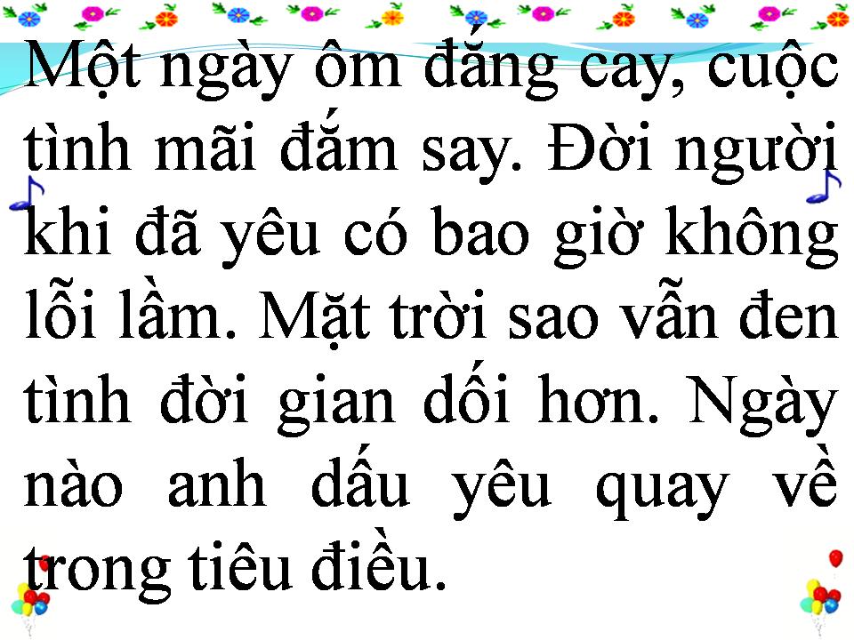 Lời bài hát CUỘC TÌNH LẦM LỠ
