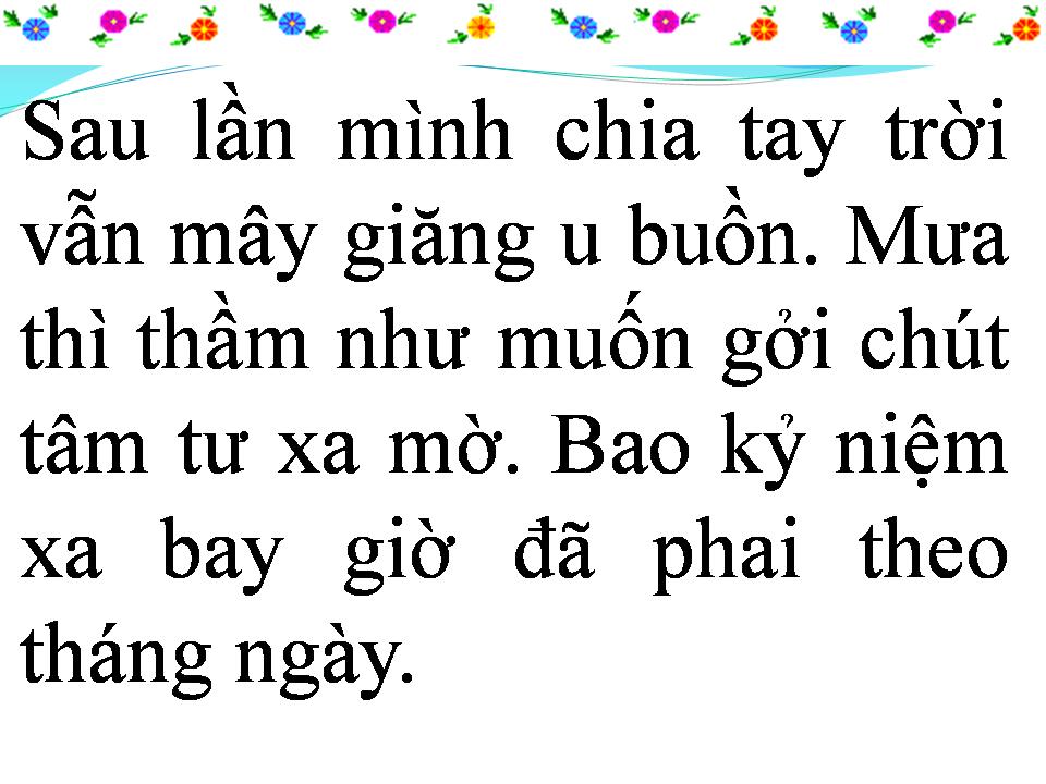 Lời bài hát CUỘC TÌNH LỠ