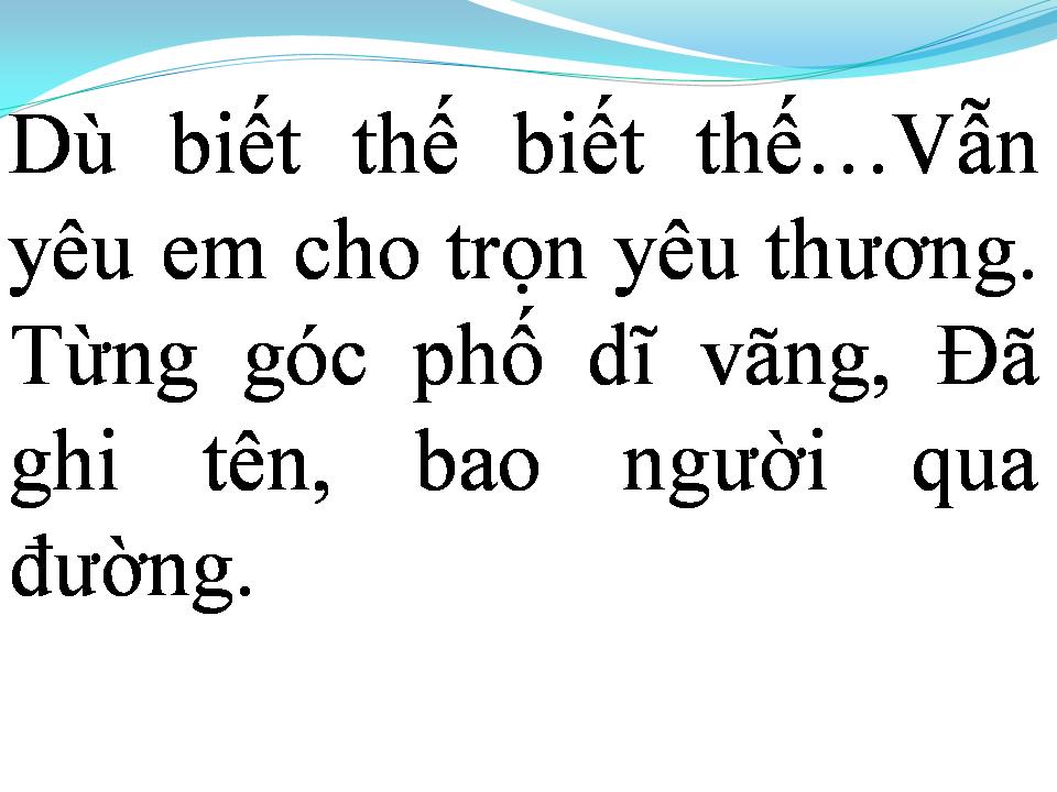 Lời bài hát CUỘC TÌNH MONG MANH