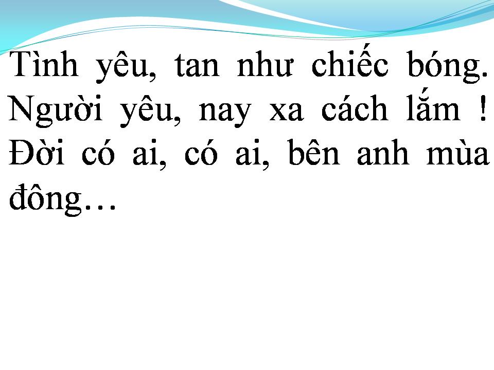 Lời bài hát CUỘC TÌNH MONG MANH