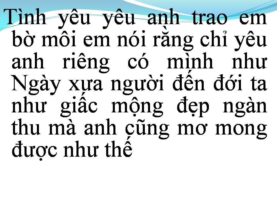 Lời bài hát CUỘC TÌNH PHÙ DU