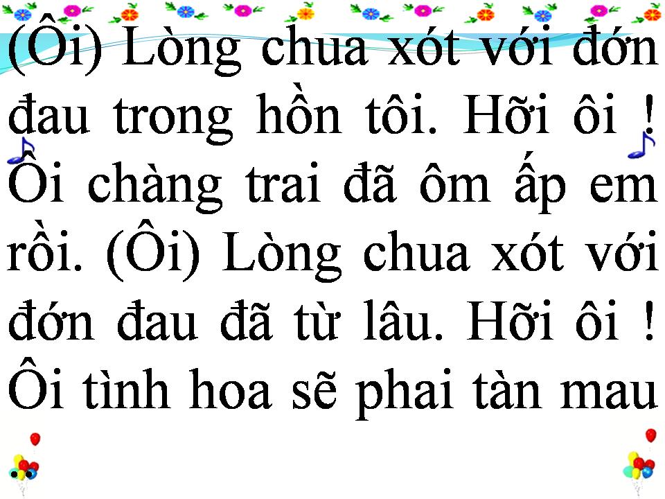 Lời bài hát CUỘC TÌNH TÀN