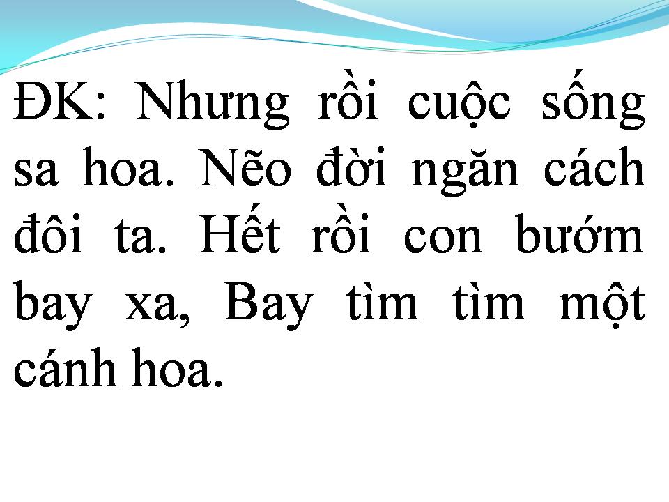 Lời bài hát CUỘC TÌNH TIẾC NUỐI