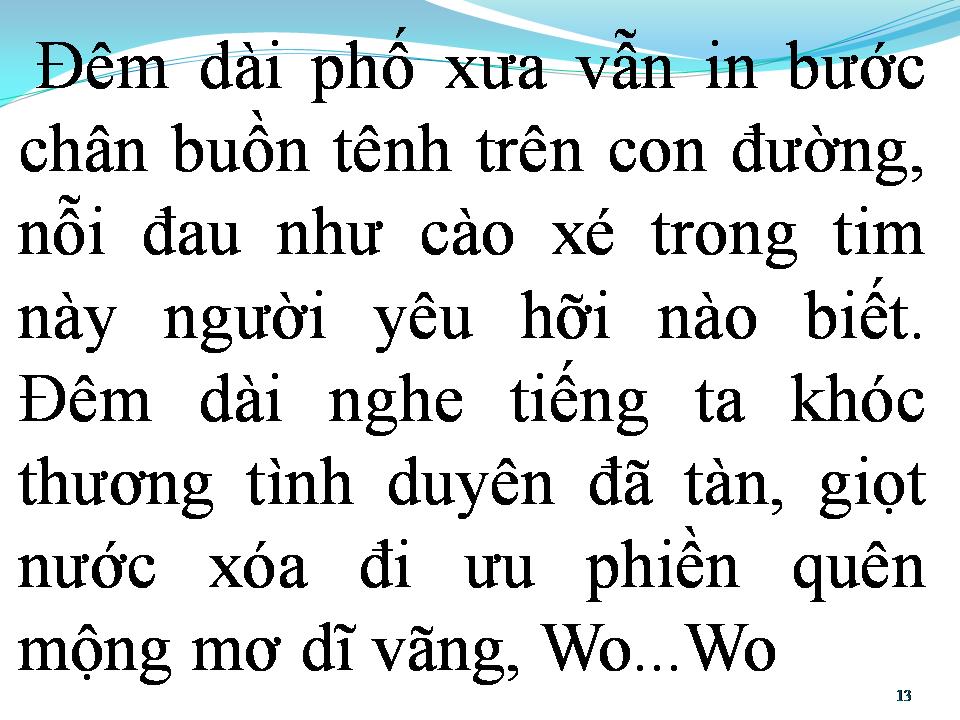 Lời bài hát CUỘC TÌNH TRONG CƠN MƯA