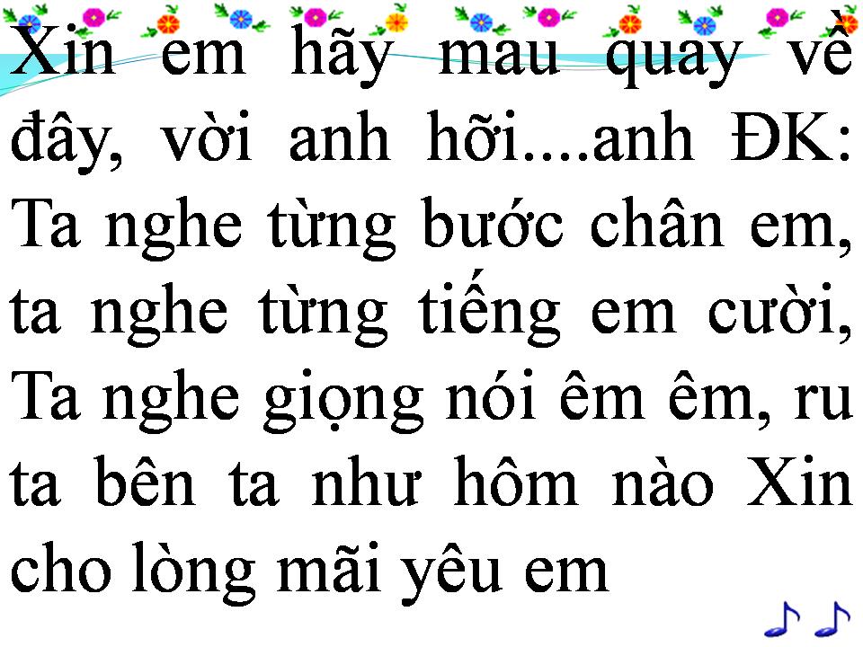 Lời bài hát CUỘC TÌNH TRONG MƠ