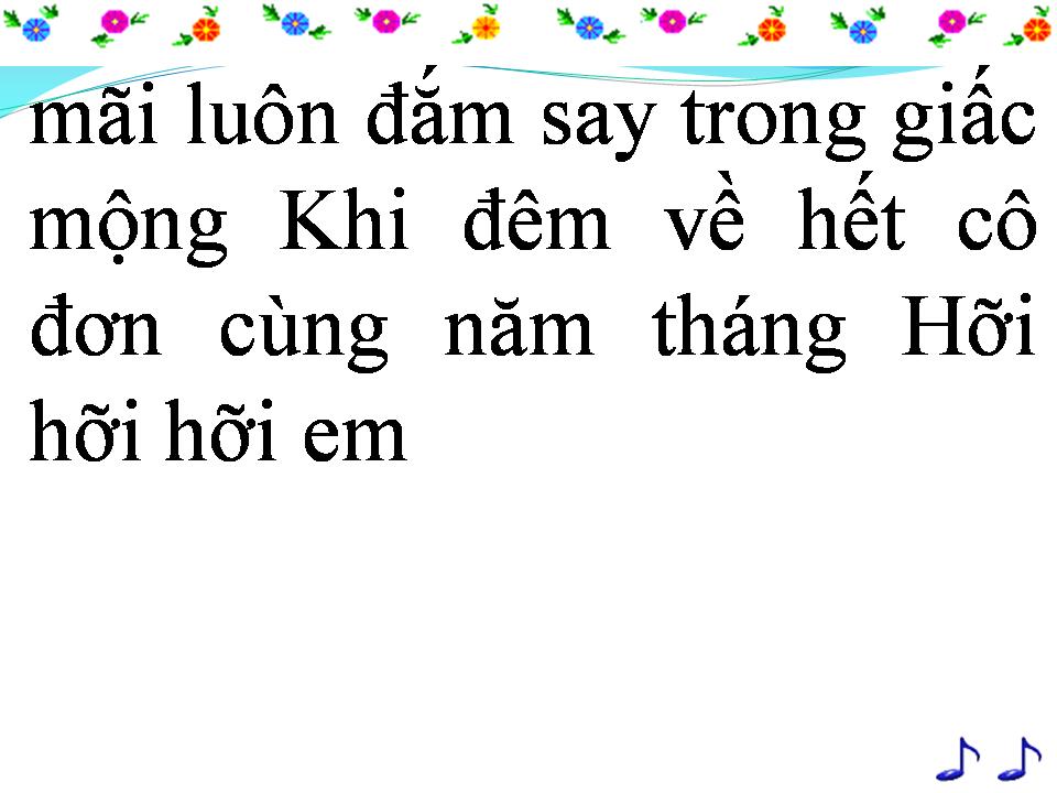 Lời bài hát CUỘC TÌNH TRONG MƠ