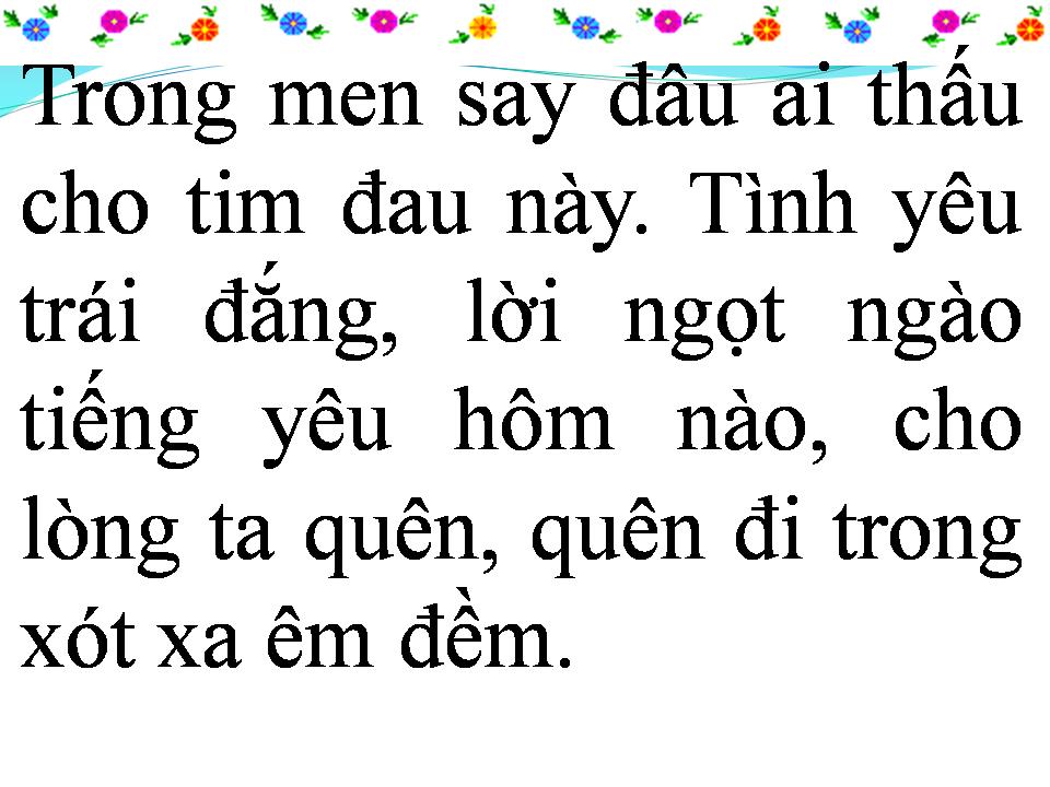 Lời bài hát CUỘC TÌNH VẠN DẶM