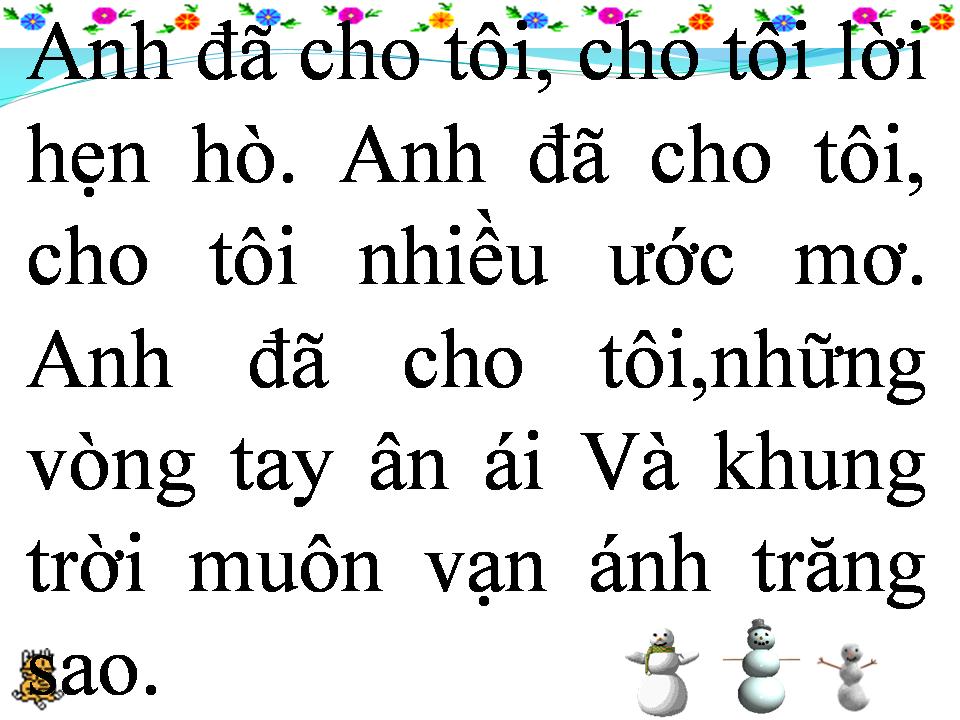 Lời bài hát CUỘC TÌNH XƯA