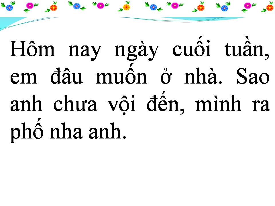 Lời bài hát CUỐI TUẦN BÊN ANH