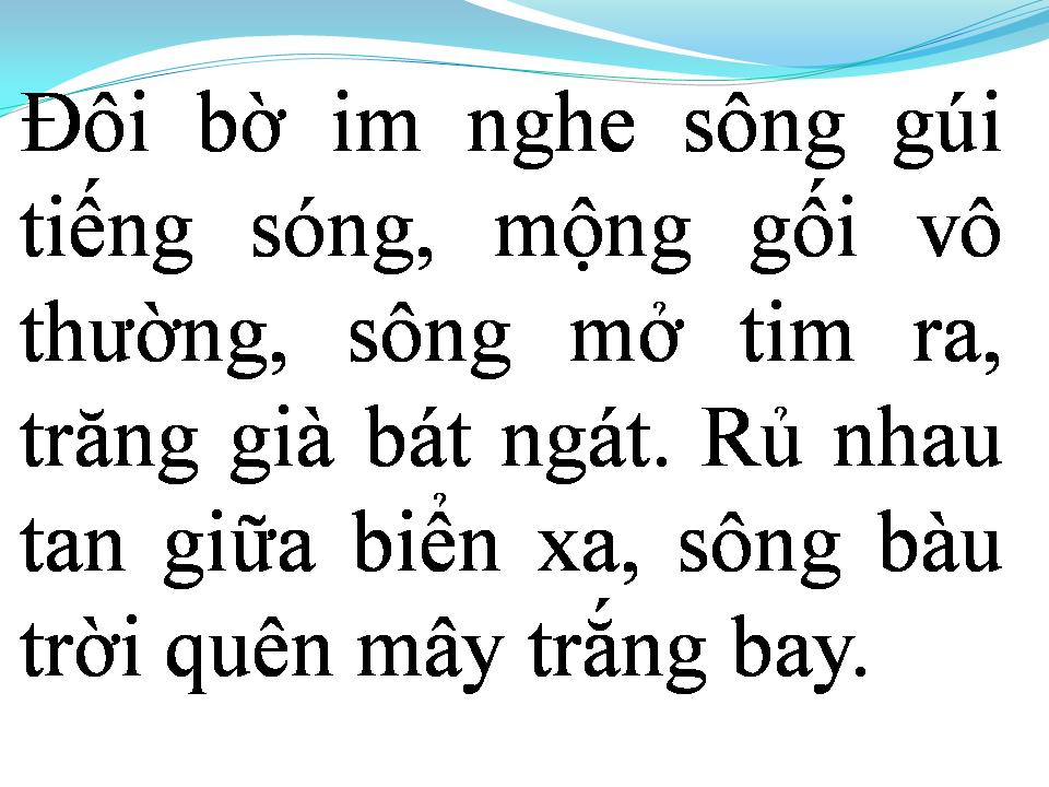 Lời bài hát CUỐI TRỜI MÂY TRẮNG BAY