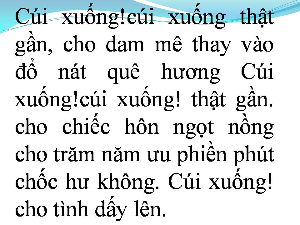 Lời bài hát CUỐI XUỐNG THẬT GẦN