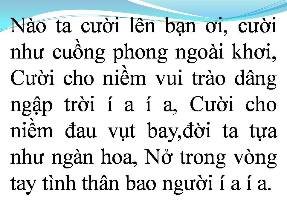 Lời bài hát CƯỜI LÊN BẠN NHÉ