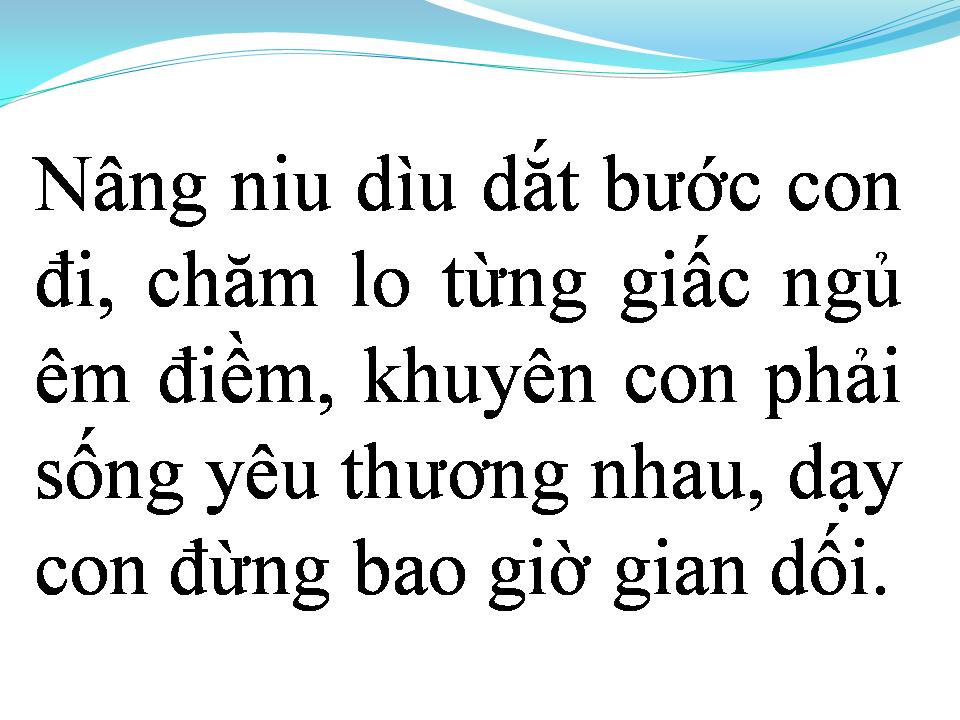 Lời bài hát CHA TÔI