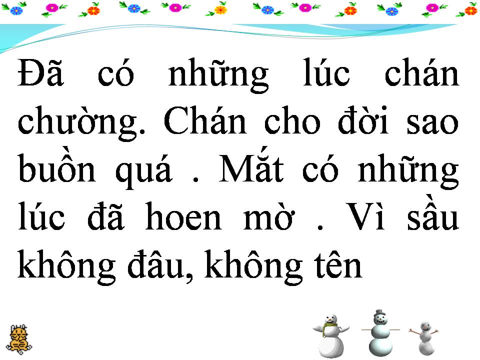 Lời bài hát CHÁN NẢN