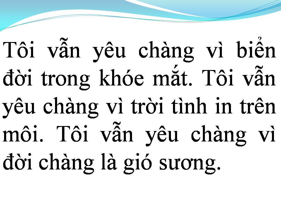 Lời bài hát CHÀNG LÀ AI