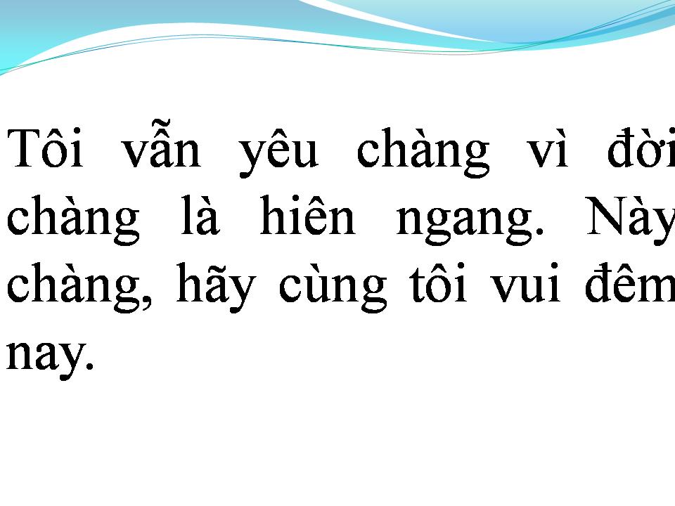 Lời bài hát CHÀNG LÀ AI