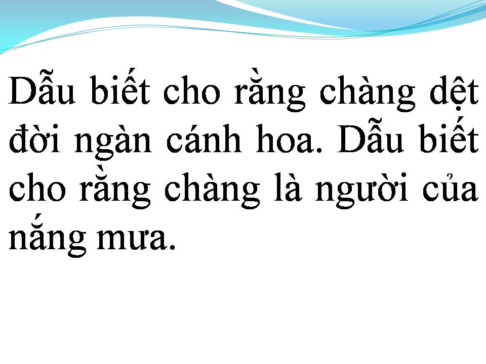 Lời bài hát CHÀNG LÀ AI