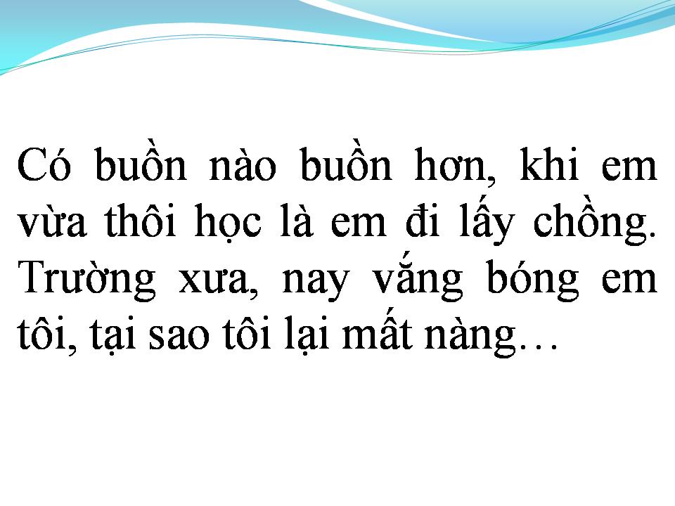 Lời bài hát CHÀNG TRAI SI TÌNH (CÓ BUỒN NÀO BUỒN HƠN)