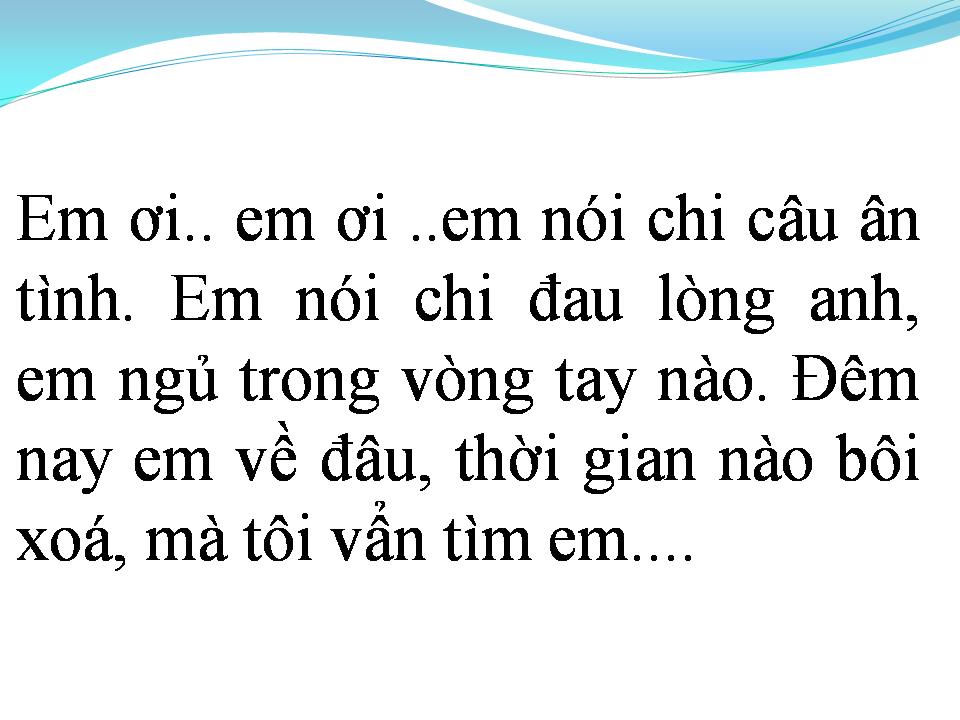 Lời bài hát CHÀNG TRAI SI TÌNH (CÓ BUỒN NÀO BUỒN HƠN)