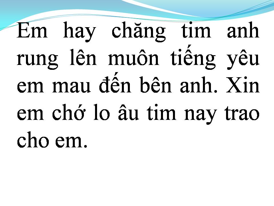 Lời bài hát CHÀNG VÀ NÀNG