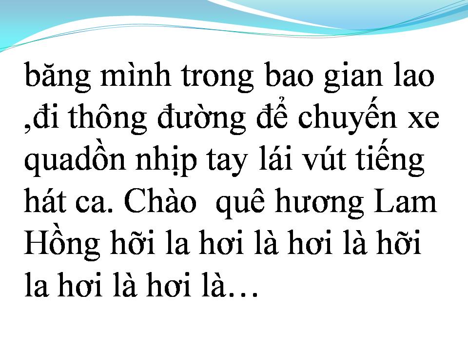 Lời bài hát CHÀO EM CÔ GÁI LAM HỒNG