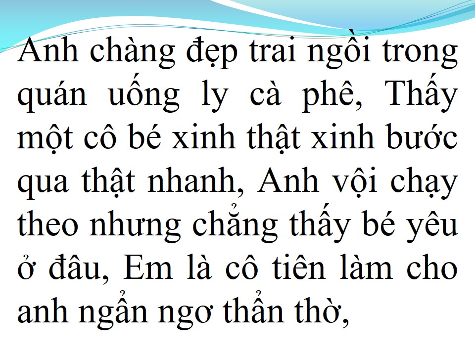 Lời bài hát CHẠY THEO CÔ BÉ YÊU